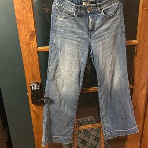 Upwest light wash wide leg jean